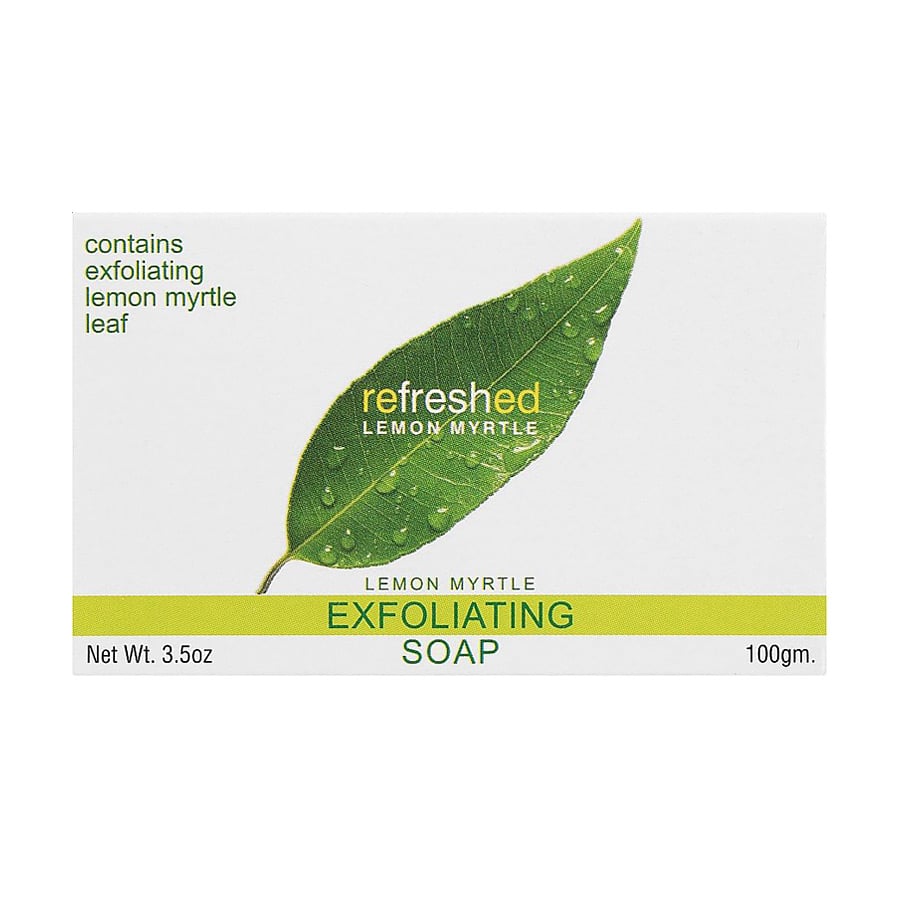 Відлущувальне натуральне мило Tea Tree Therapy Refreshed Lemon Myrtle на рослинній основі з олією лимонного мирта, 100 г